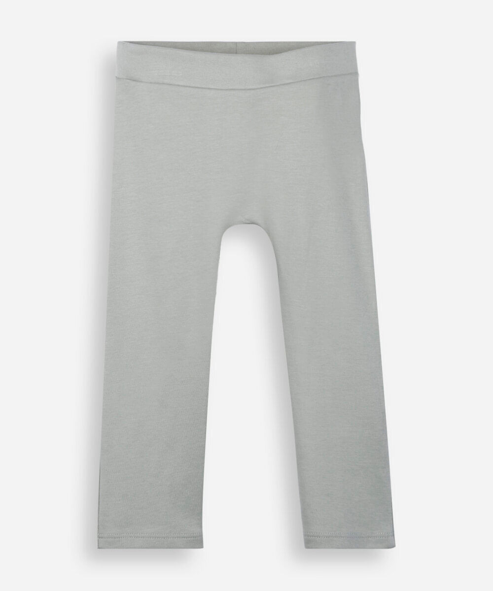calça básica infantil de algodão verde