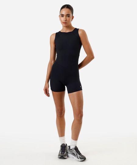 macaquinho esportivo ace feminino com recortes preto G