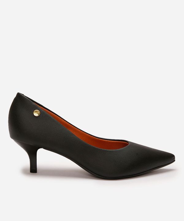 Scarpin Feminino Bico Fino Salto Médio Vizzano Preto 35