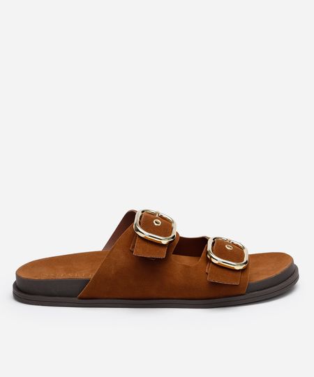 papete com fivelas texturizada oneself marrom 37