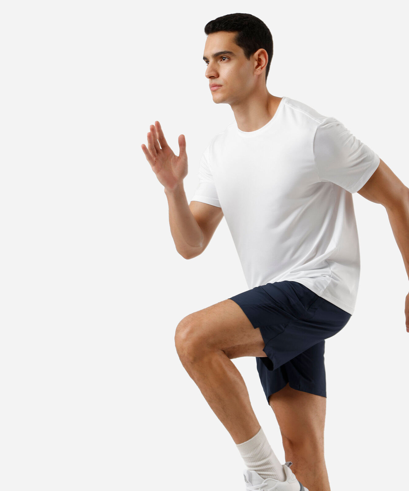 Vista 2 bermuda reta bolso com zíper esportiva ace azul C&A Azul Jeans C&A Azul Jeans