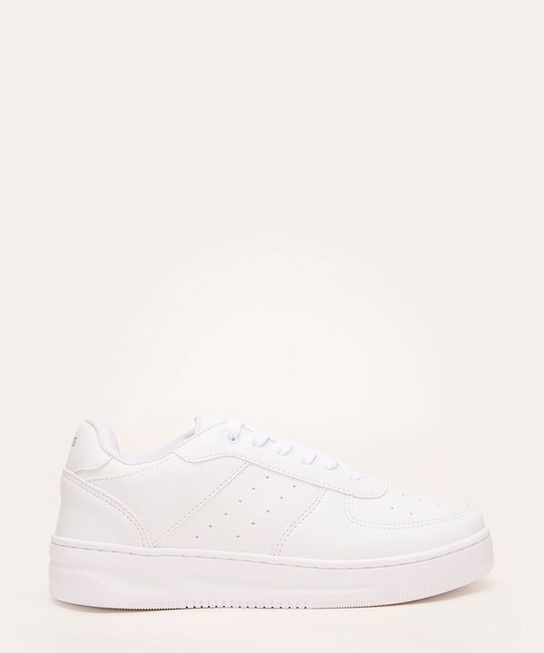 tênis casual cano baixo branco 34