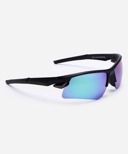 óculos de sol esportivo ace unissex preto UNICO