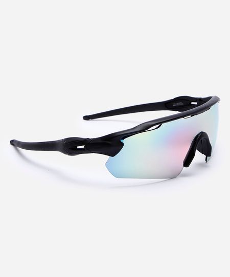 óculos de sol esportivo ace unissex preto UNICO