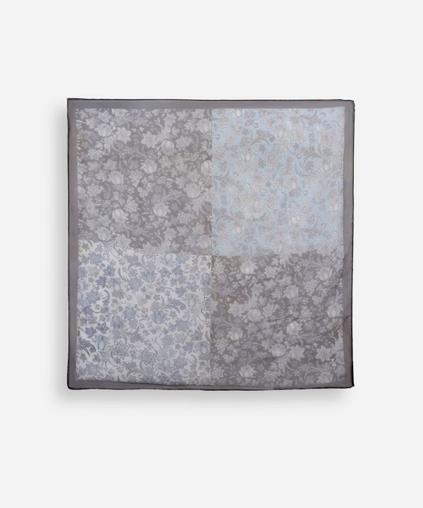 lenço feminino paisley azul UNICO