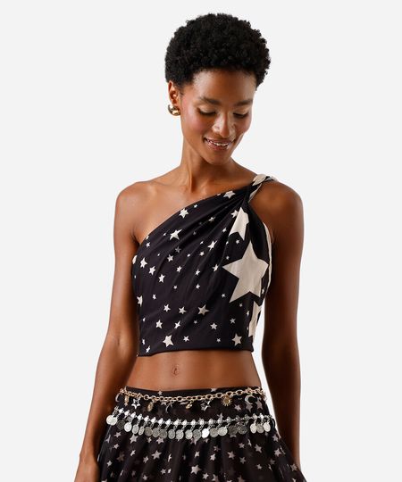 lenço feminino estrelas preto UNICO lenço feminino estrelas preto UNICO