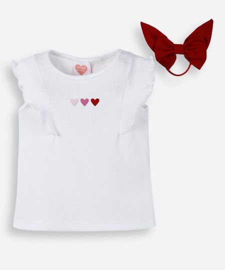 blusa infantil com scrunchie off white 3 blusa infantil com scrunchie off white 3