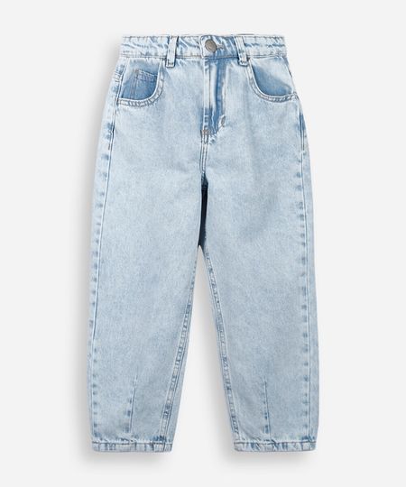 calça infantil balloon jeans azul 8 calça infantil balloon jeans azul 8