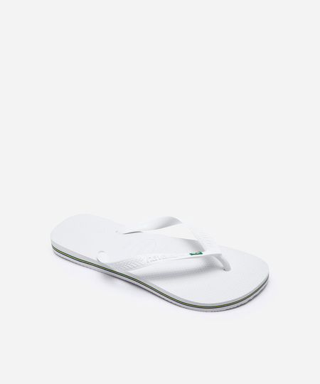 chinelo havaianas masculino brasil branco 39-40
