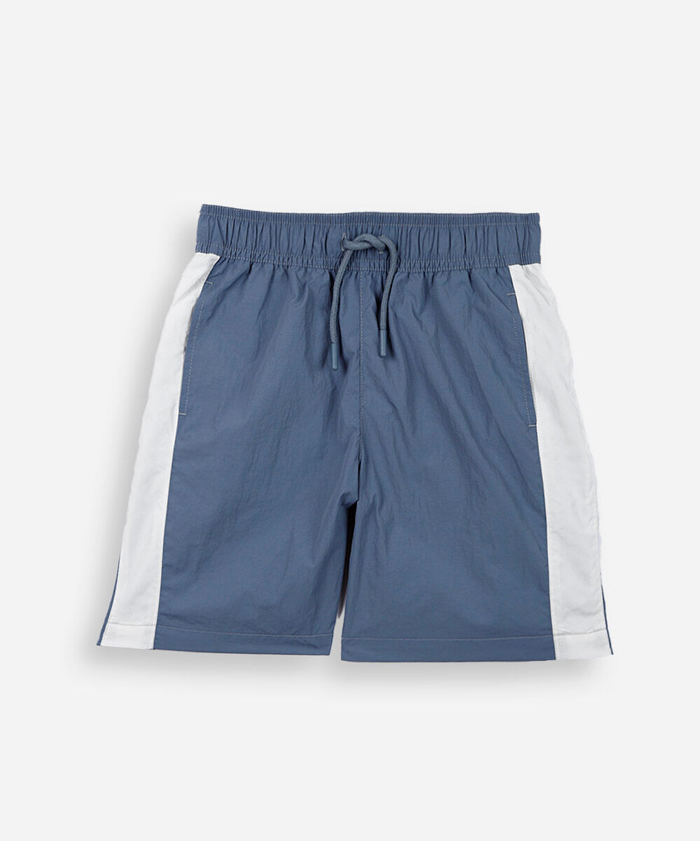 bermuda infantil listra azul