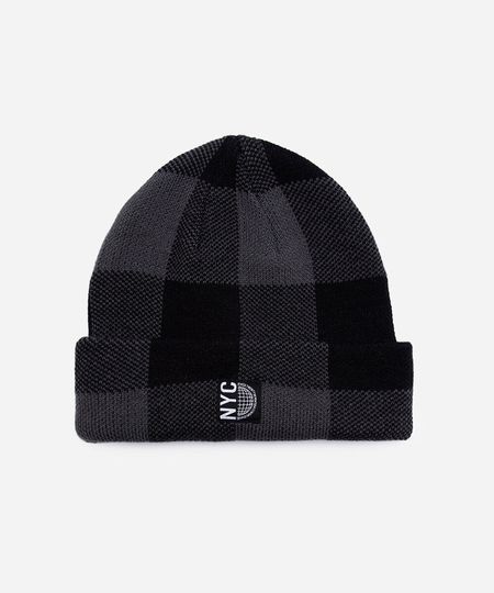 gorro masculino xadrez preto UNICO