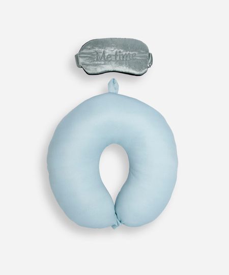 apoio de pescoço me time com máscara verde UNICO