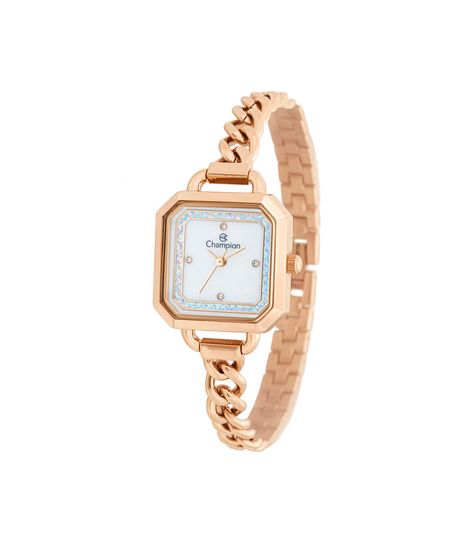 relógio feminino champion analógico cf25849z rosa UNICO