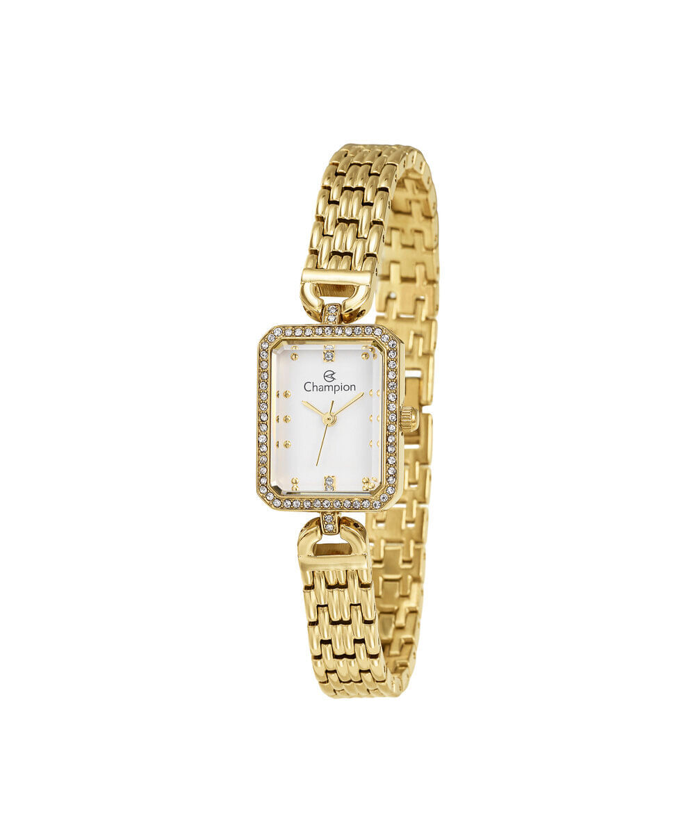 relógio feminino champion analógico cf25894h dourado