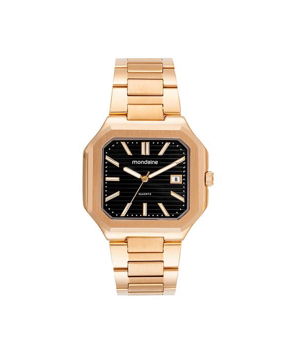 relógio masculino mondaine analógico 32945gpmvde1 dourado UNICO