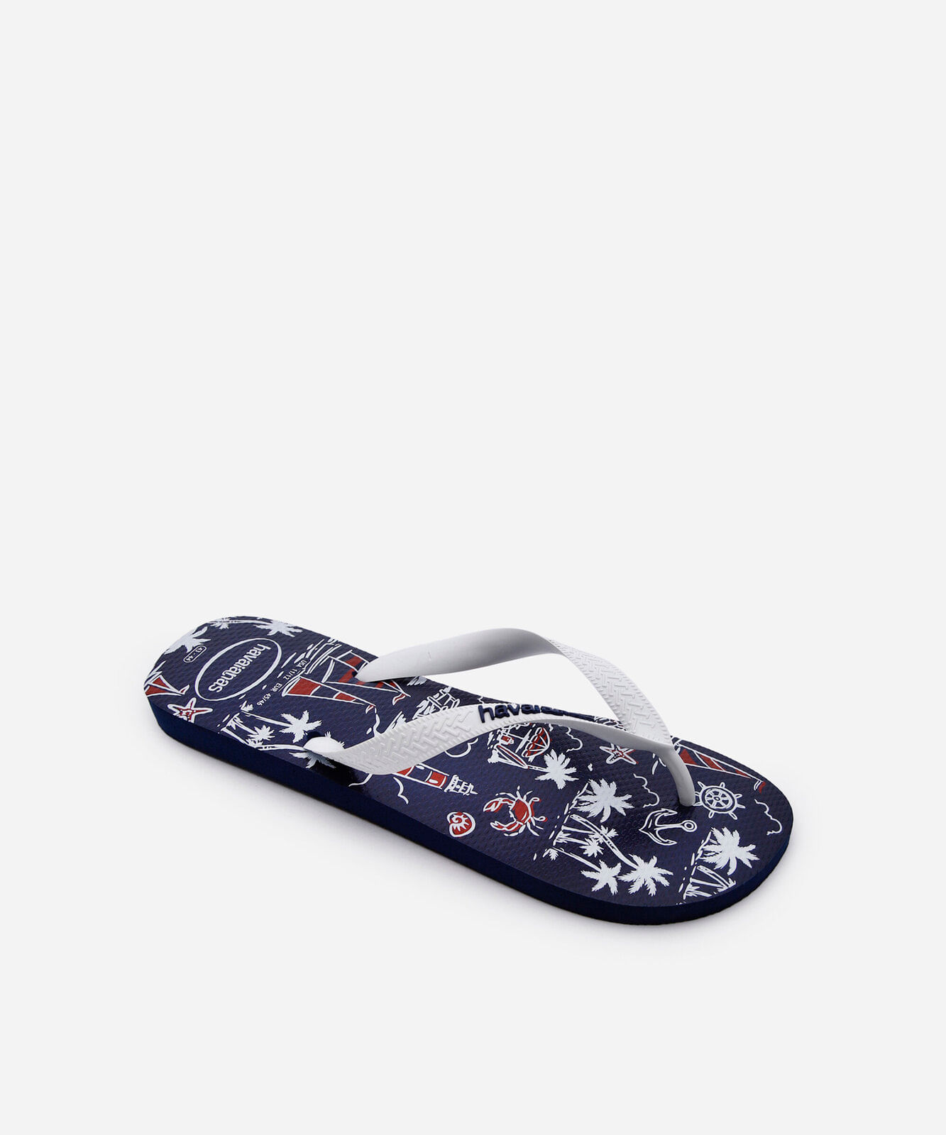 Vista 2 chinelo havaianas top náutica azul C&A AZUL CEU C&A AZUL CEU
