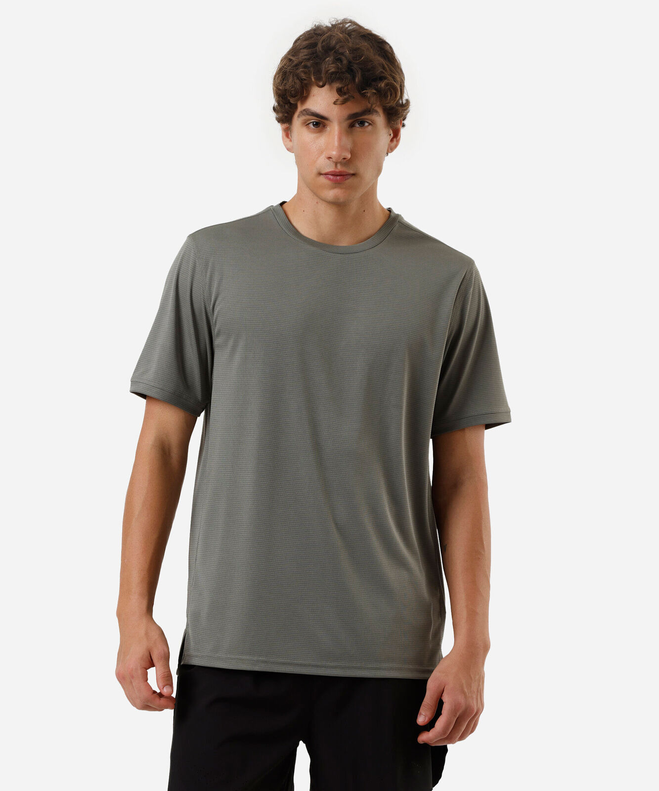 Vista 2 camiseta masculina quadriculada esportiva ace verde C&A Verde Militar C&A Verde Militar