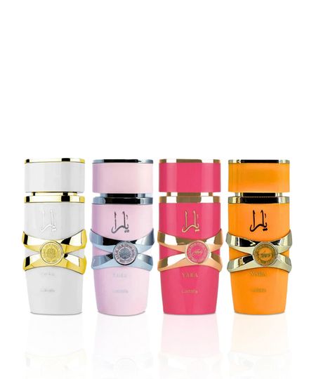 kit de 4 perfumes femininos lattafa yara collection 4ml e 5ml UNICO kit de 4 perfumes femininos lattafa yara collection 4ml e 5ml UNICO
