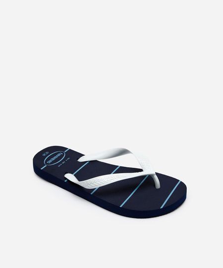 chinelo havaianas essential azul marinho 37-38