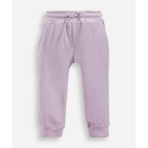calça jogger infantil de push lilás