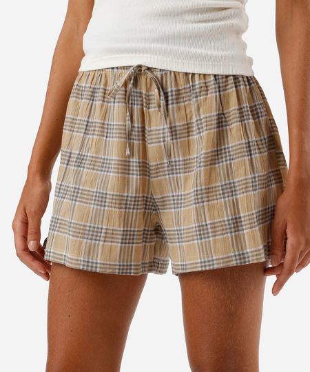 kit de 2 shorts boxer feminino em algodão estampado colorido PP kit de 2 shorts boxer feminino em algodão estampado colorido PP