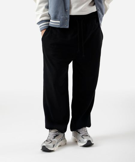 calça jogger masculina de moletom sem felpa preto G calça jogger masculina de moletom sem felpa preto G