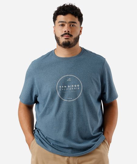 camiseta masculina manga curta san diego azul GG3