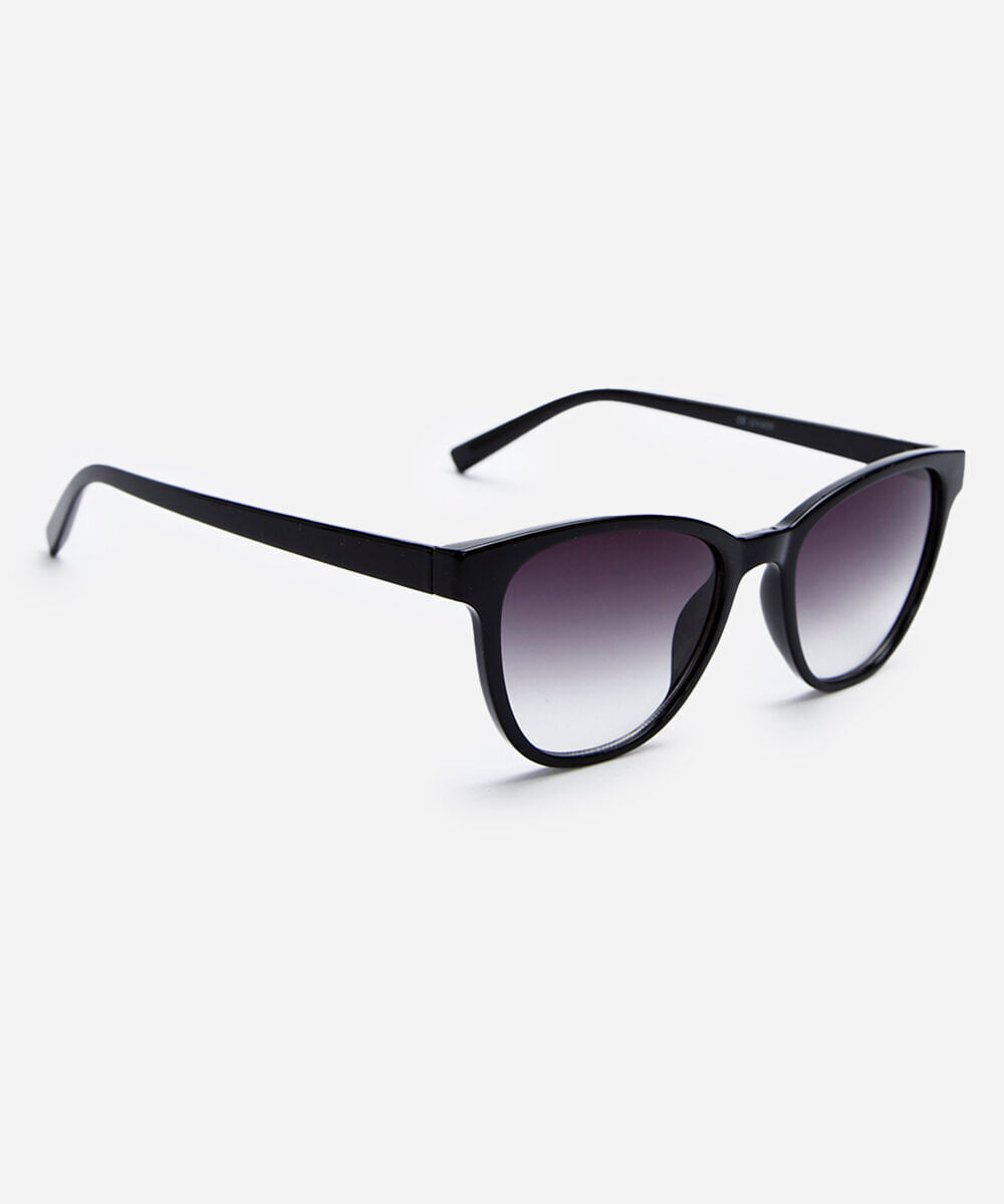 óculos de sol feminino quadrado de acetato preto