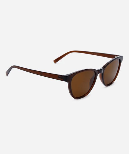 óculos de sol feminino quadrado de acetato marrom UNICO óculos de sol feminino quadrado de acetato marrom UNICO