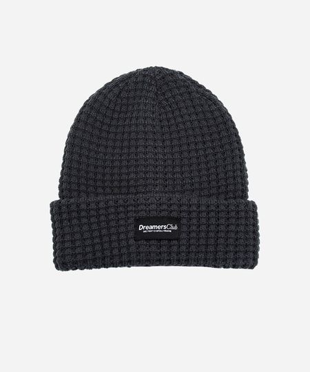 gorro masculino texturizado verde UNICO