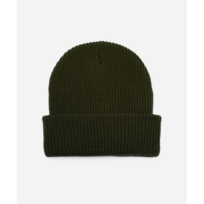 gorro masculino canelado verde