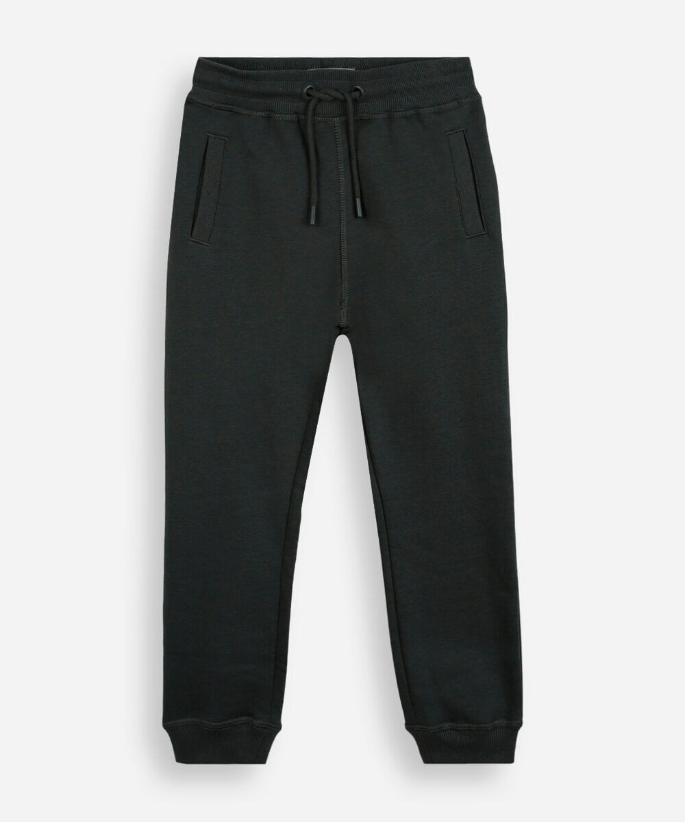 calça jogger infantil de moletom verde