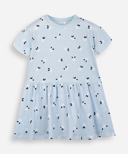 vestido infantil de algodão manga curta floral colorido 4 vestido infantil de algodão manga curta floral colorido 4