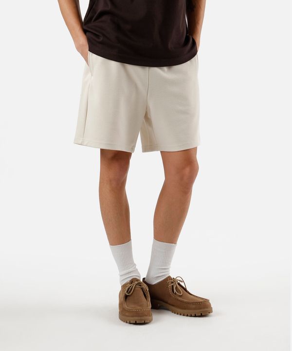 bermuda masculina malha texturizada bege M