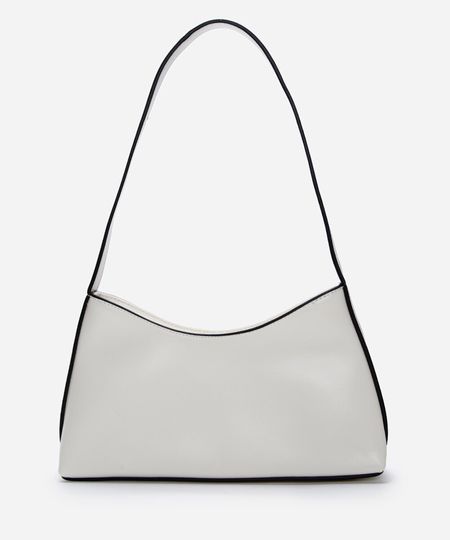 bolsa baguete off white UNICO bolsa baguete off white UNICO