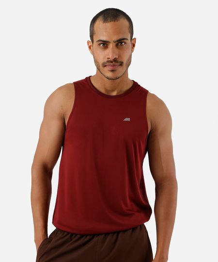 regata slim fit masculina esportiva ace vinho G