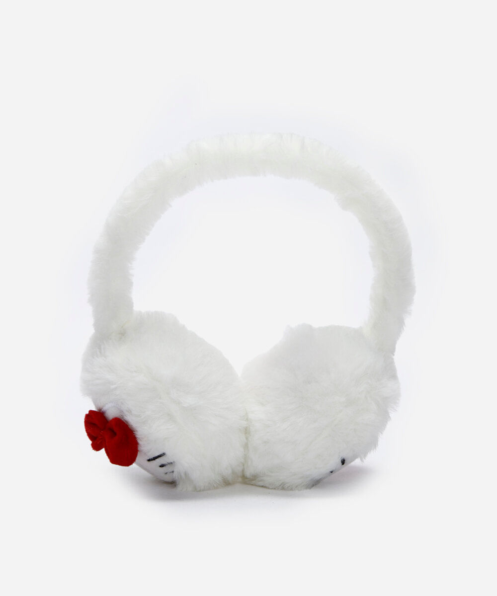 protetor de orelha infantil hello kitty off white