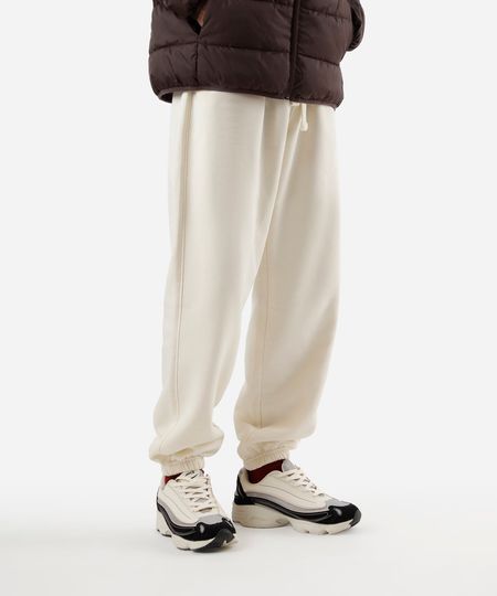 calça masculina de moletom baggy jogger off white GG calça masculina de moletom baggy jogger off white GG