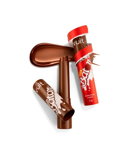 gloss labial stick vult e baton marrom 2g UNICO gloss labial stick vult e baton marrom 2g UNICO