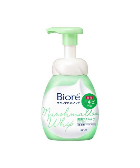 sabonete facial bioré marshmallow whip facial acne care 150ml 130 G