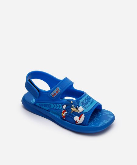 sandália infantil grendene sonic azul 25