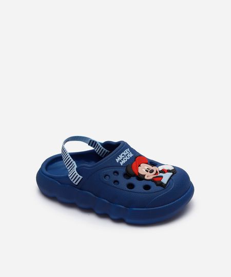 babuche infantil mickey grendene - azul 25 babuche infantil mickey grendene - azul 25
