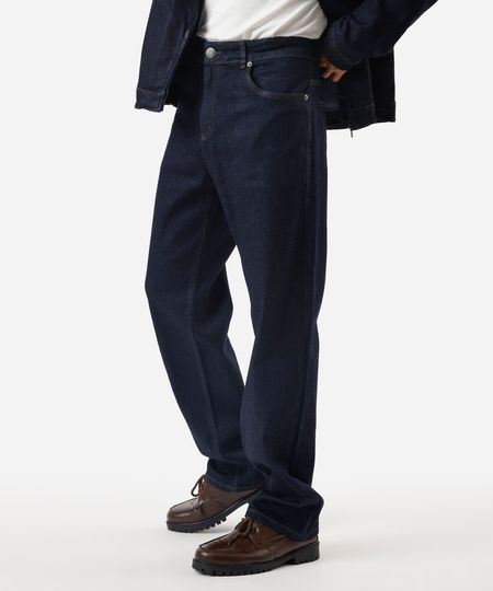 calça reta masculina jeans azul 36 calça reta masculina jeans azul 36