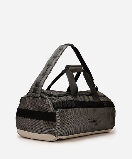 mala esportiva ace texturizada bege UNICO