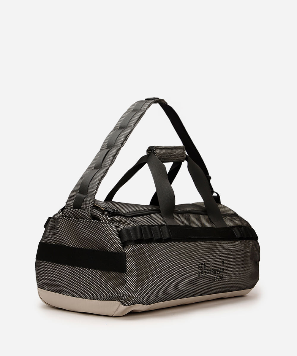 mala esportiva ace texturizada bege