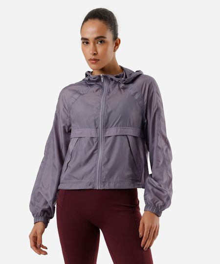 jaqueta corta vento com capuz esportiva ace roxa G jaqueta corta vento com capuz esportiva ace roxa G