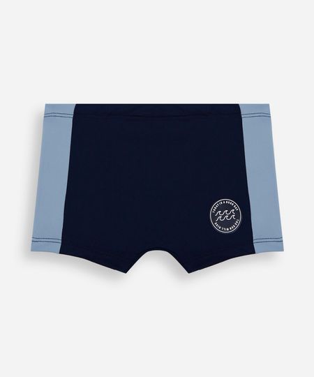 sunga infantil com recortes azul 4