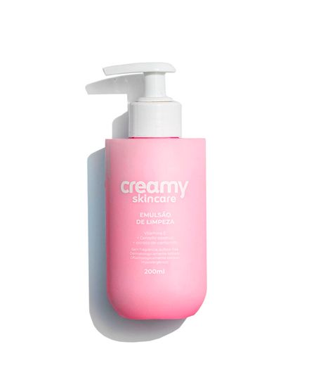 emulsão creamy de limpeza facial 200ml 200 ML