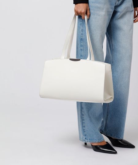 bolsa shoulder estruturada mindset off white UNICO bolsa shoulder estruturada mindset off white UNICO