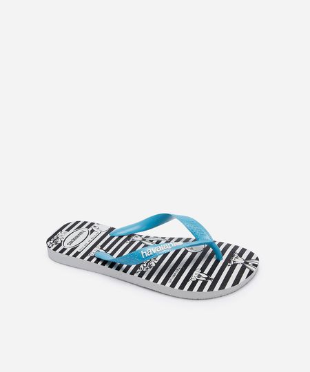 chinelo havaianas looney tunes listrado azul 41-42 chinelo havaianas looney tunes listrado azul 41-42